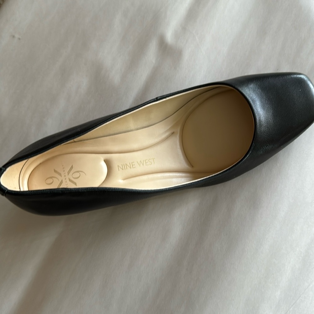 Nine West black leather Cloe9x9